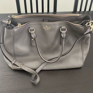 Gray Kate Spade Purse